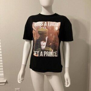 Zara Disney Kiss a Frog Graphic T-Shirt Sz S